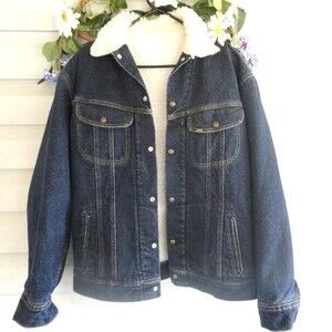 Lee Sherpa Jean Jacket Trucker Rancher XL 46" Chest